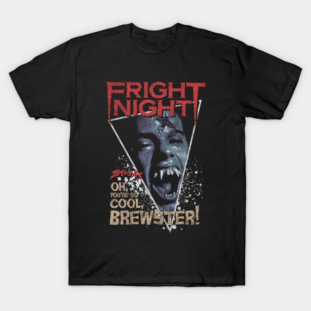 Fright Night, Horror, Cult Classic, Vampire T-Shirt by StayTruePonyboy